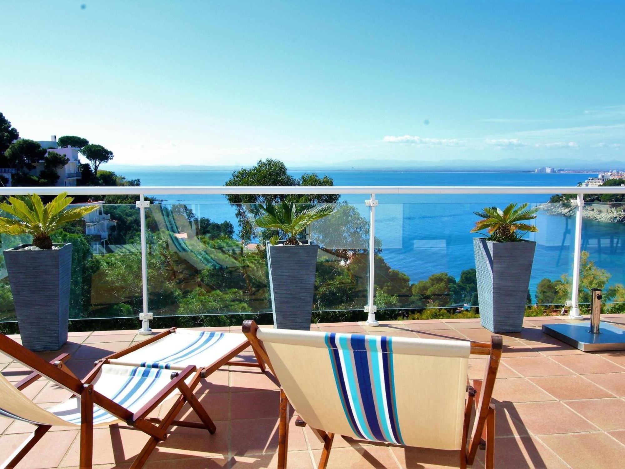 6020 Martin, Casa Con Intimidad, Maravillosa Vista Panoramica A Canyelles Petites, Zona Muy Tranquila En La Colina, Jardin Con Zona Chill-out. A.a. Parking - Es-258-82 Hébergement de vacances Roses